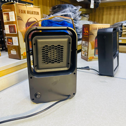 600W Ceramic Compact Electric Desktop Fan Heater 220V