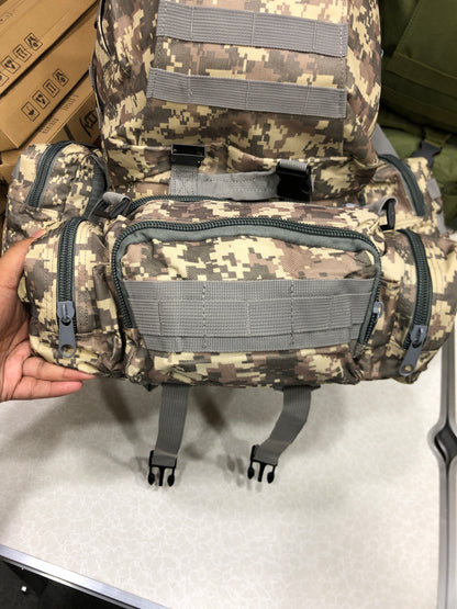 50L Tactical Backpack 4 in 1 Military Bag