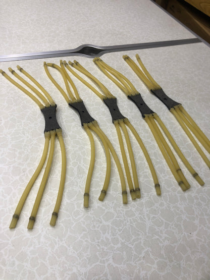 Round High Elasticity Three Point Rubber For Slingshot