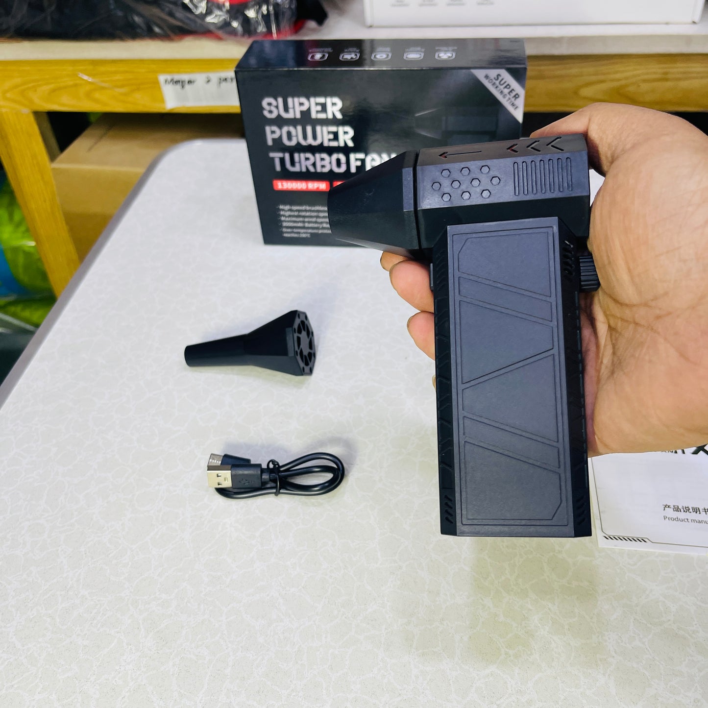 130,000 RPM Super Powerful Mini Brushless Violent Turbo Jet Fan