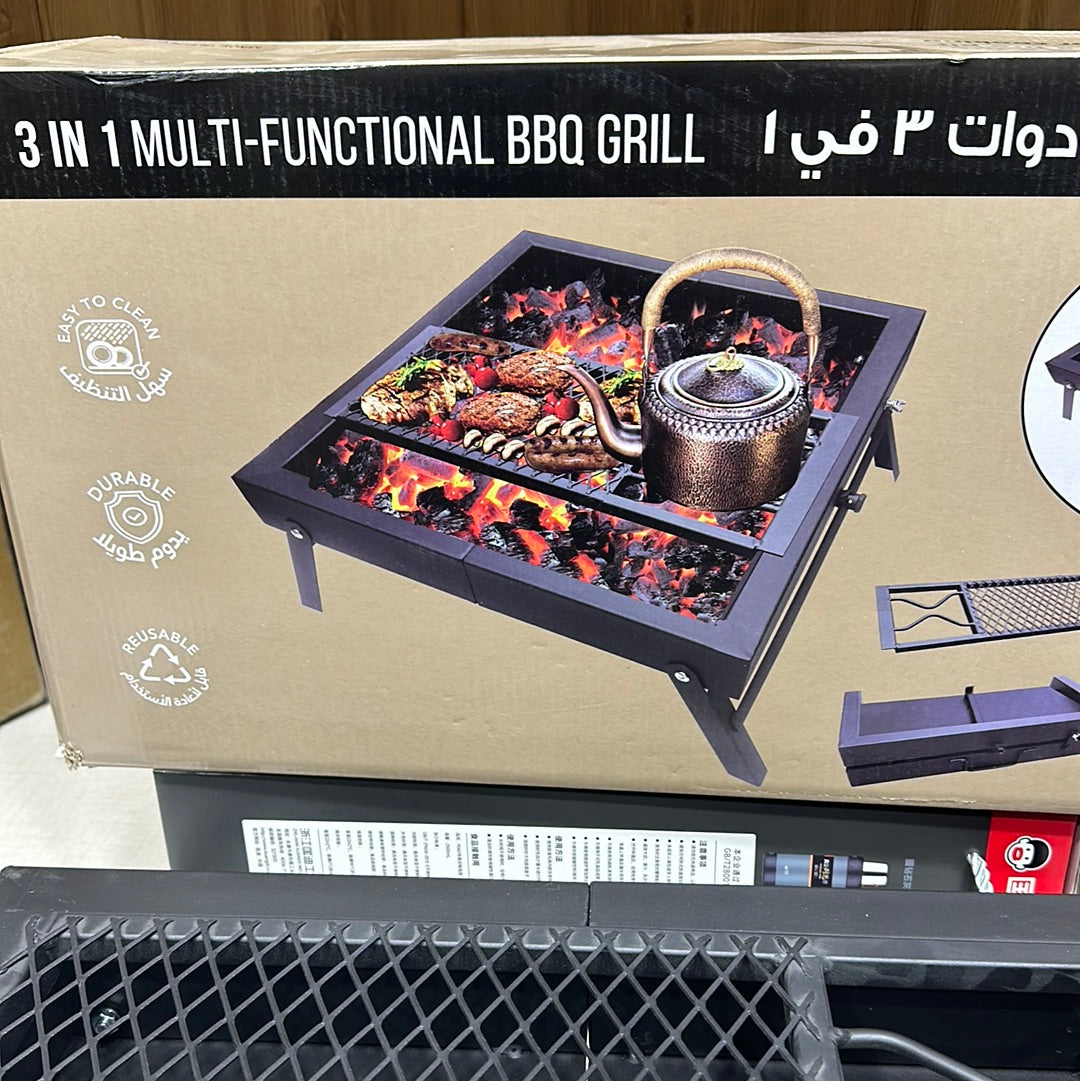 3 in 1 multifunctional BBQ Grill