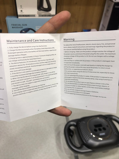 MDHL Multifunctional Six Head Fascial Gun & Muscle Relaxation Massager MD-8079