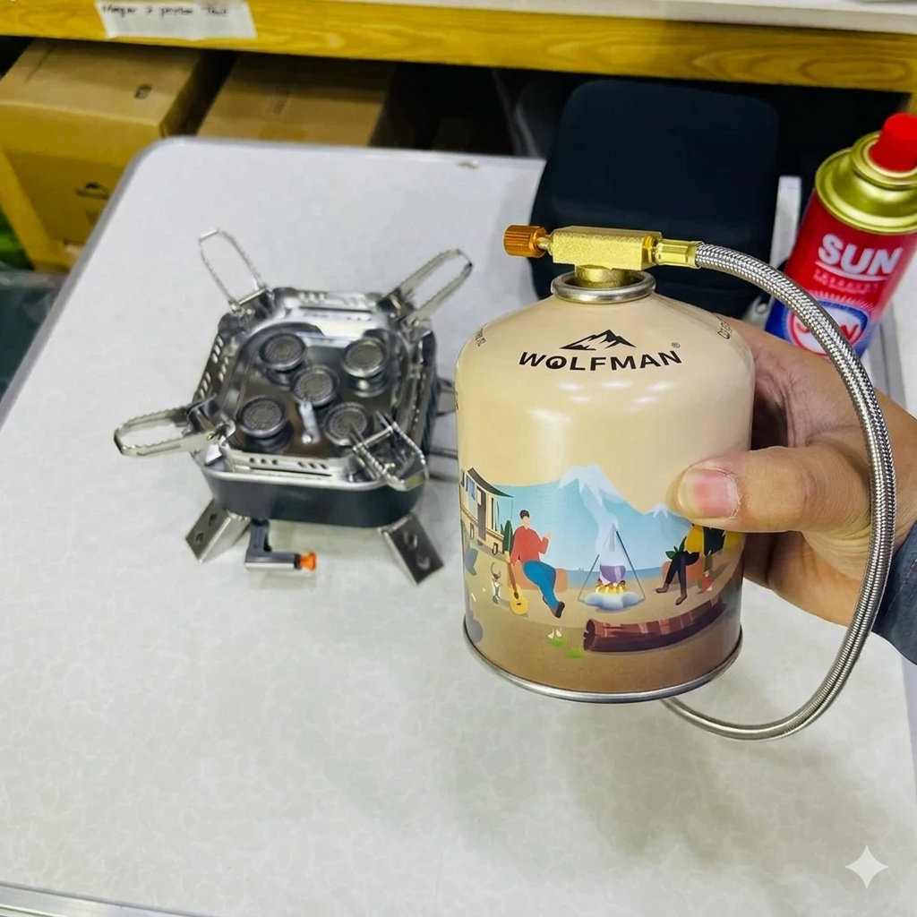 High-Performance 15800W Stainless Steel Outdoor Camping Stove