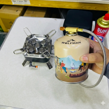 High-Performance 15800W Stainless Steel Outdoor Camping Stove