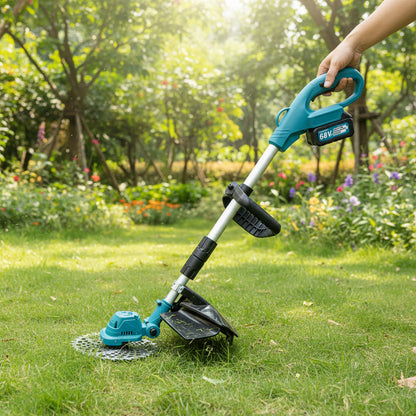 Professional Cordless Brushless 1400W GRASS TRIMMER | Dual Blade | Adjustable Length