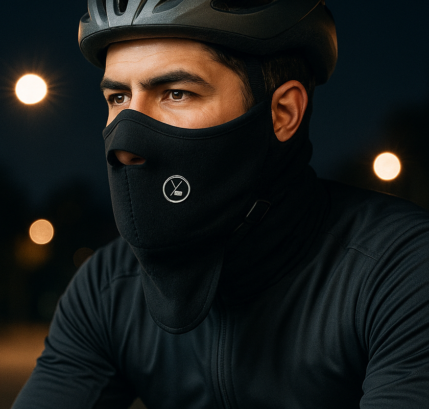 Unisex Motorcycle Warm Mask & Neck Warmer (BLACK)