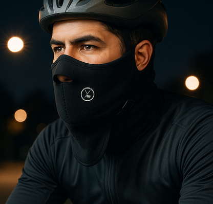 Unisex Motorcycle Warm Mask & Neck Warmer (BLACK)