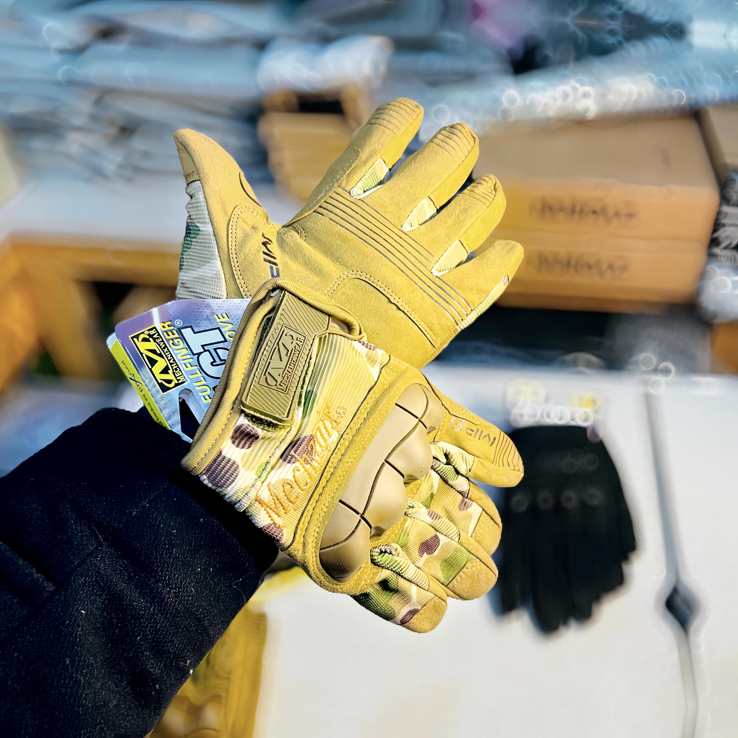 New Mechanix M-Pact Tactical Knuckle Protection Full Gloves – Touchscreen Compatible