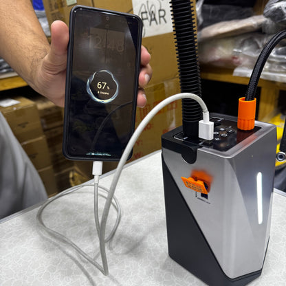 Potable 6 In 1 Jump Starter+Air Compressor & Powerbank GF01