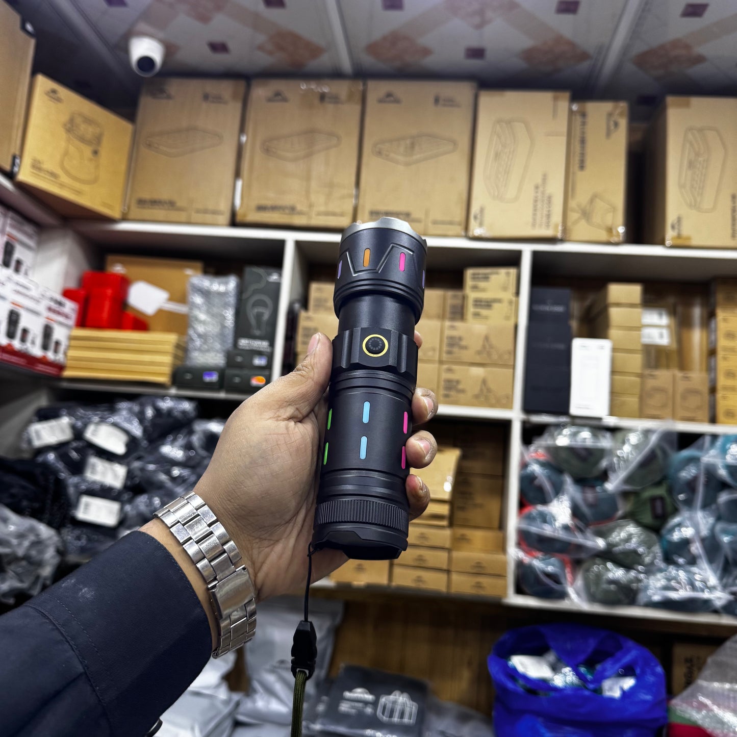 New High Quality Steel Body P90 Light With Glow Design