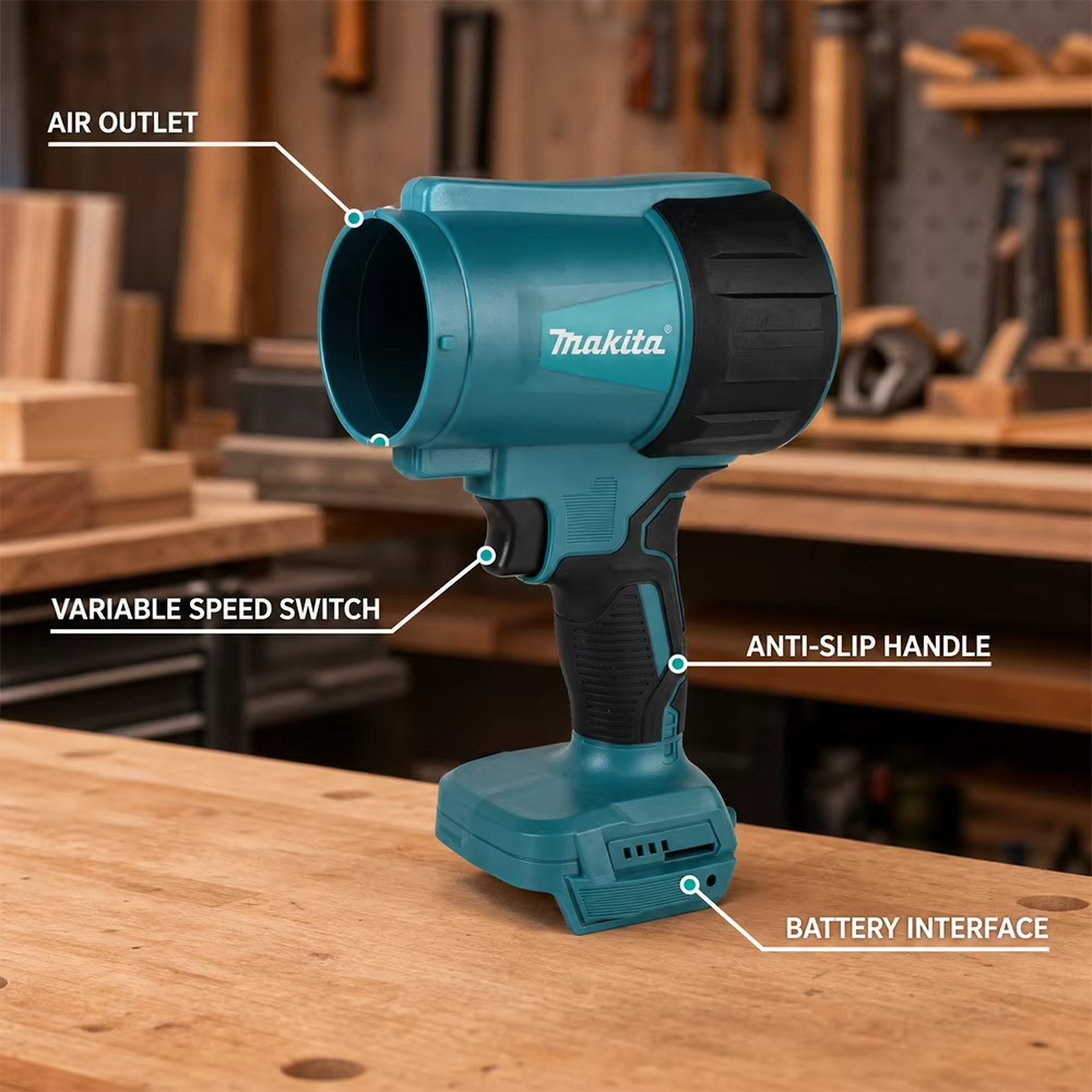 Makita 21V Cordless Air Blower – 1050W Compact Dust Cleaner