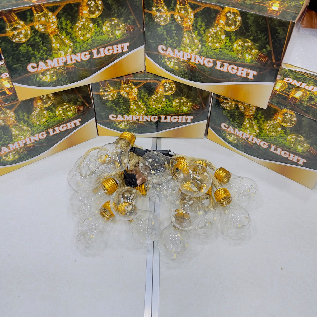 EverGlow New 14 LED Hanging Fairy Light with Jute Rope