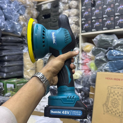 Makita 48V Cordless Waxing & Polishing Machine with Complete Polisher Kit