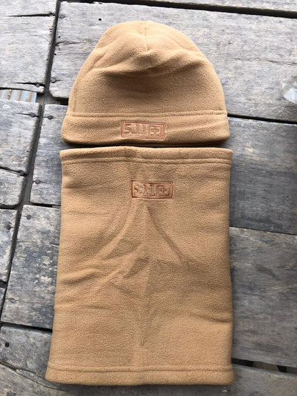 5.11 Thickened Fleece Winter Hat with Neck cover