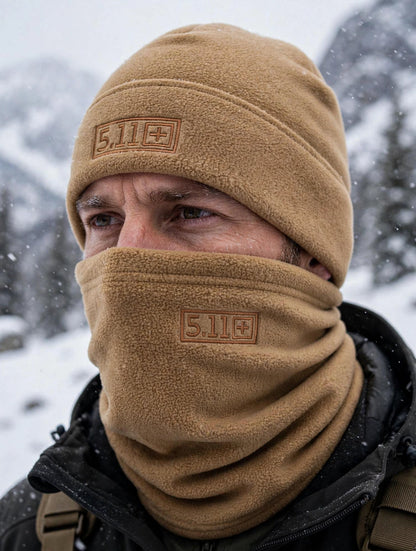 5.11 Thickened Fleece Winter Hat with Neck cover