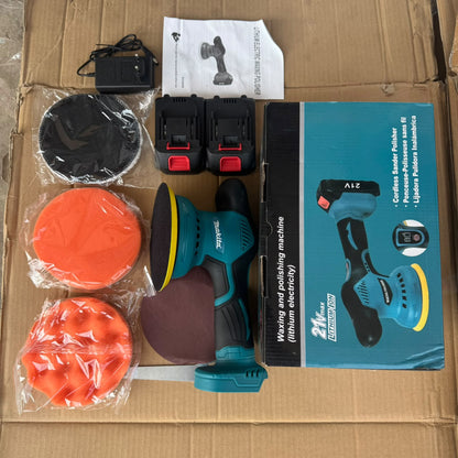 Makita 48V Cordless Waxing & Polishing Machine with Complete Polisher Kit