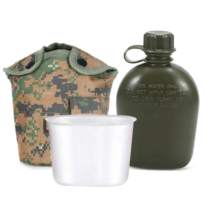 New Outdoor Military Canteen Water Bottle