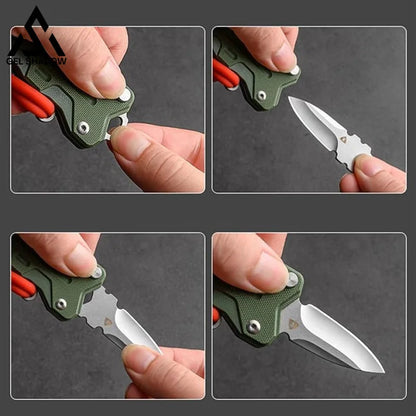 New Multifunctional EDC Hunting Mini Magnetic Slingshot With Ctical Knife