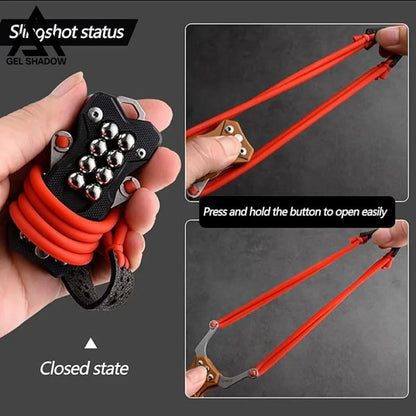 New Multifunctional EDC Hunting Mini Magnetic Slingshot With Ctical Knife