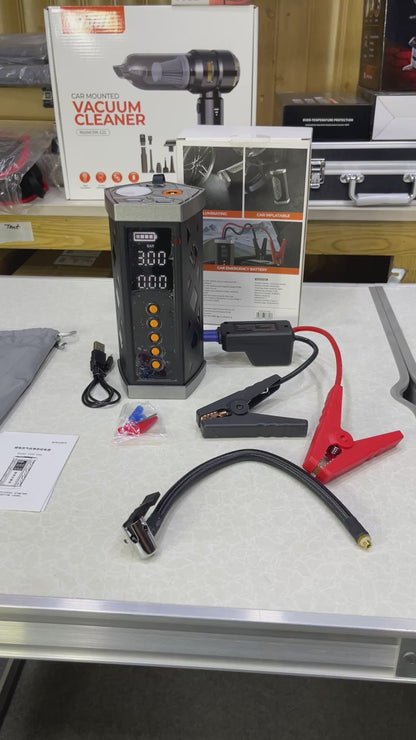 MDHL Multifunctional Car Jump-Starter + Inflator & Power Bank
