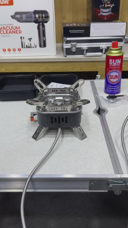 High-Performance 15800W Stainless Steel Outdoor Camping Stove