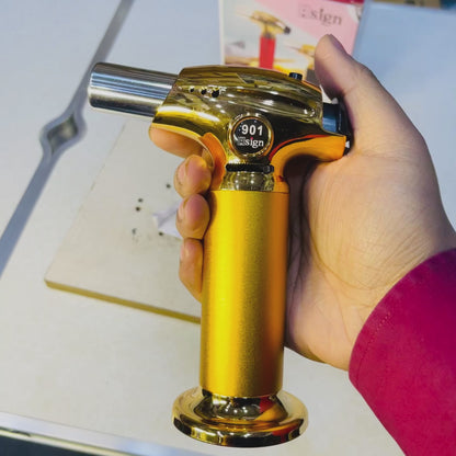New 1300°c High Flame Premium Refillable Jet Lighter iSign 901