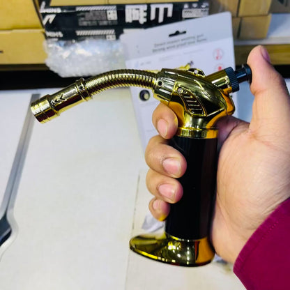 New Flexible Ignition Refillable Jet Flame Cigar Lighter At-702