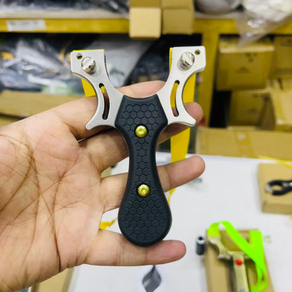 HoneyComb Stainless Steel Solid Resin Slingshot