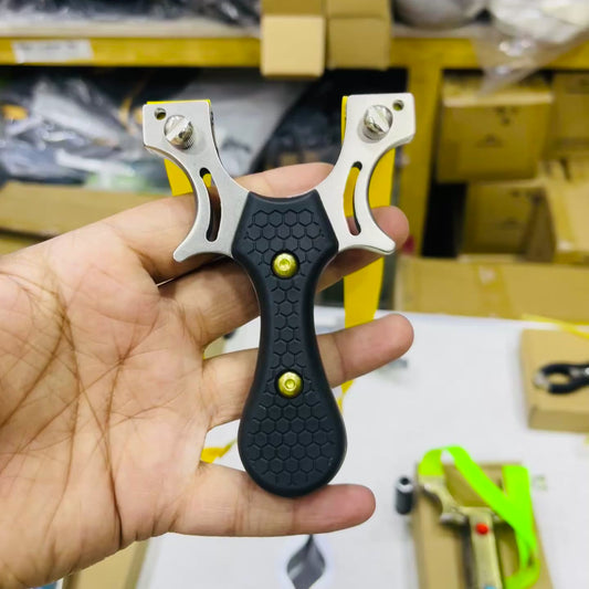 HoneyComb Stainless Steel Solid Resin Slingshot