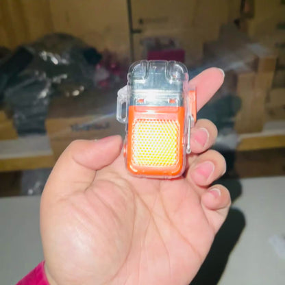 New Transparent Rechargeable COB Lamp + Cigarette Plasma Lighter