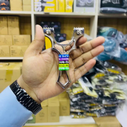 New Round Ring Rubber Design Alloy Slingshot