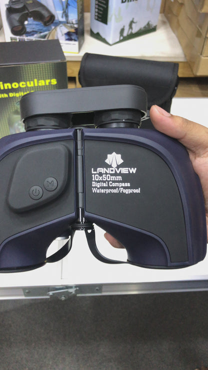 Landview 10x50 Binocular With Digital Compass