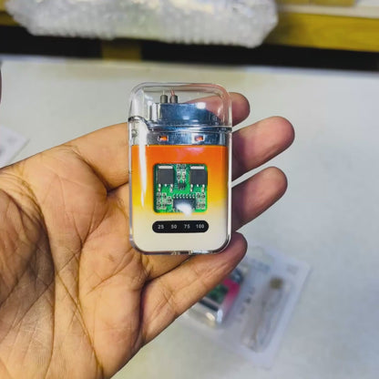 New Ultra Mini Transparent Double ARC Rechargeable Lighter JL-335