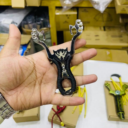 BULL TYPE Metal Powerful Slingshot Black
