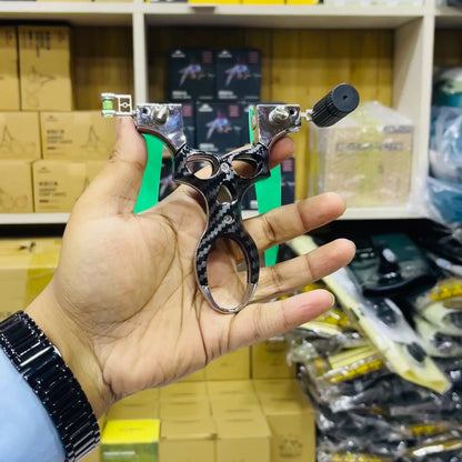 Carbon Fiber Premium Stylish Lightweight Zinc Alloy Hunting Slingshot