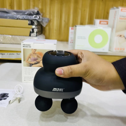 MDHL Four-Headed Deep Tissue Percussion Therapy Body Massager