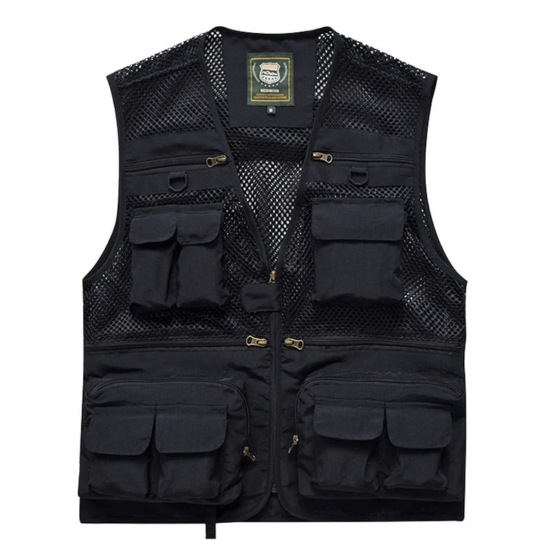 Tactical Men's Military Mesh Multi Pocket Summer Vest